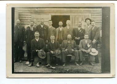 black and white photograph, early 20th century