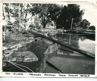 black and white photograph, February 1971