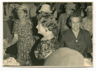 black and white photograph, mid 20th century