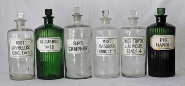 bottles, late 19th - 1930s ?