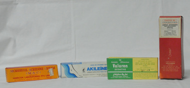 cardboard containers, second half 20th century