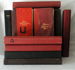 ledgers, Prescription Book, 1953 - 1984