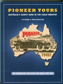 Book, Worthington, Vivienne, PIONEER TOURS, December 1 2009