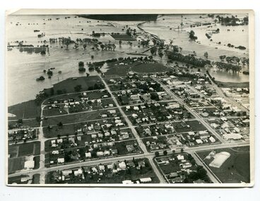 black and white photograph, February 1971