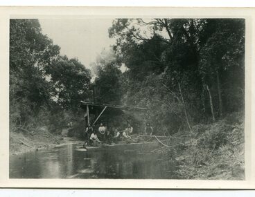 black and white photograph, C1890