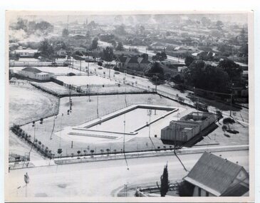 black and white photographs, 1980s? (winter months)