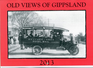 calendar, Old Views of Gippsland 2013, 2012