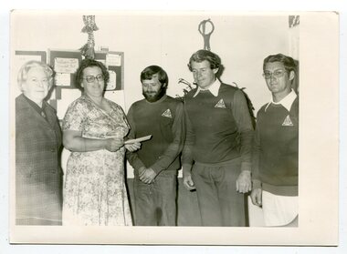 black and white photograph, April 1979