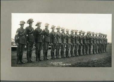 Photograph - two black and white photographs, 13th Light Horse Brigade 2 Troop C Squad