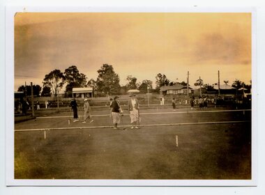 Photograph - Playing croquet