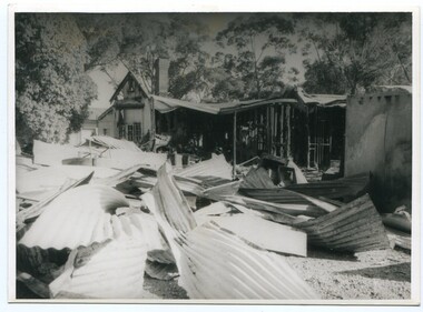 Photograph - Bemm River hotel fire
