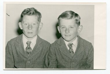 Photograph - Charles and Robert Richard Russell, 1950s, 1960s