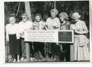 Photograph - HISTORIC COACH ROUTE from Lakes Entrance to Orbost, c.1980s