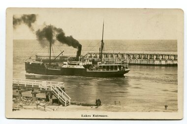 Photograph - Three photographs - Bombala; SS Whyralla; bean picking, Crown Studios  ( W Stanley Vogt), c.1920s