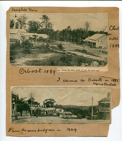 Photograph - Orbost 1989 and 1929, 1989, 1929
