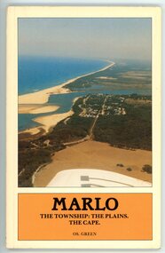 Booklet - MARLO  THE TOWNSHIP: THE PLAINS, THE CAPE, Os. Green, 1984