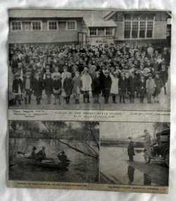 Photograph - 1925 flood THE LEADER