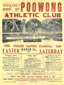 Poowong Gift 1951 Flyer