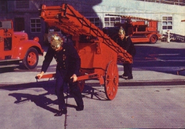 Fire Escape - Wheeled Ladder, Curricle Ladder