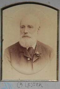 Photo -Lester, Richards & Co. Photos Ballaarat, Lester, Councilor, 1893 - 1894, 1894 (estimated)
