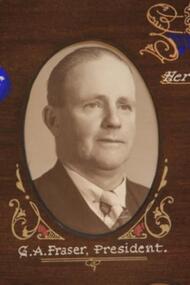 Photo - Fraser, Thornton Richards & Co Ballarat, Fraser. G.A. Shire President, 1954, 1954 (exact)
