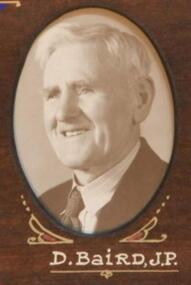 Photo - Baird,D.1954, Thornton Richards & Co. Ballarat, David Baird. (J.P.) Councilor 1954, 1954 (exact); 20th /21st century