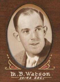 Photo - Watson, Thornton Richards & Co. Ballarat, Watson . M.B. (Shire Secretary).1954, 1954 (exact)