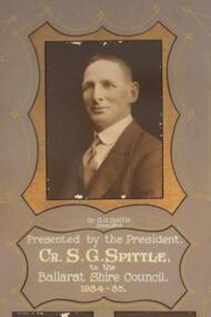 Photo - Spittle. S.G, Richards & Co. Photos Ballaarat, Spittle, Samuel Gordon, Shire President 1934-1935, 1935 (exact)