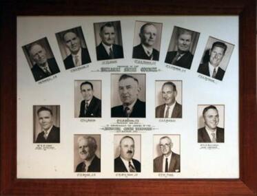 Photo - Brown C.E, Untitled, Shire President Charles Edward (Ted) Brown,and Councilors 1959, 1959 (exact)