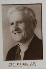 Photo - Baird 1959, Possibly Drummond Studios, Councilor David Baird, (J.P.),1959