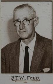 Photo - Ford T.W, Possibly Drummond Studios, Councilor T.W.Ford, "Circa 1959"