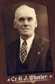 Photo - Wheeler.H.J, Thornton Richards & Co, H.J.Wheeler, Councilor,1942-43, Circa 1943"