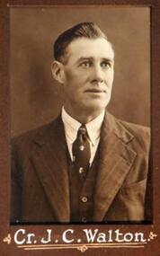 Photo - Walton J.C, Thornton Richards & Co, Walton,J.C. Councilor 1942-43, "Circa 1943"