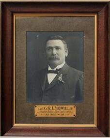 Photo - Medwell R.L, Richards & Co.Ballarat, Councilor R.L.Medwell,President 1917-18, "Circa 1918"