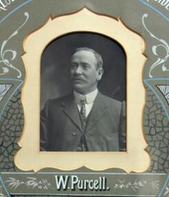 Photo-Purcell, Richards & Co.Ballarat, Councilor W. Purcell,President 1906, "Circa 1906"