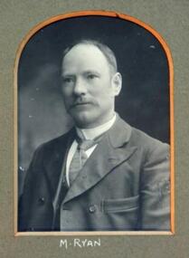 Photo - M.Ryan, Richards & Co. Photos Ballaarat, M.Ryan, Councilor 1906, "Circa 1906"