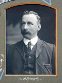 Photo - Symons, Richards & Co. Photos Ballaarat, H.W.Symons, Councilor 1906, "Circa 1906"