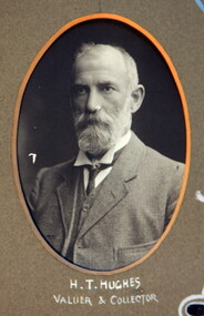 Photo -  Hughes, Richards & Co. Photos Ballaarat, H.T. Hughes. Valuer and Collector, "Circa 1906"