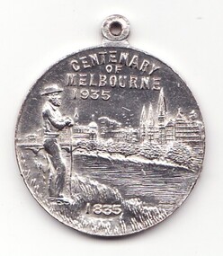 Medal - Centenary of Victoria, Centenary of Melbourne 1935