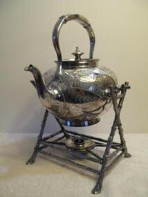 Silver Teapot with stand, unknown