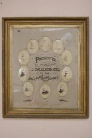 Photo - Dalgleish/councilors, Richards & Co.Photos.Ballaarat, Cr. J.Dalgleish Esq. and Councilors, 1883-84, "circa 1884"