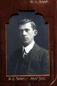 Photo - Sara R.E, Richards & Co Photos, Mr. R.E.Sara, Assistant Secretary.Learmonth ANA Branch No 75, "Circa 1912 "