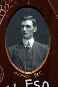 Photo - Casey M, Richards & Co Photos, M.Casey, Secretary,Learmonth ANA Branch No 75,1912, "Circa 1912"