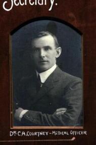 Photo - Courtney.C.A, Richards & Co Photos, Dr. C.A.Courtney, Medical Officer, Learmonth ANA Branch N0 75, "Circa 1912"