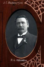 Photo - Medwell.R.L, Richards & Co Photos, Mr.R.L.Medwell.Learmonth ANA Branch No 75, "Circa 1912"