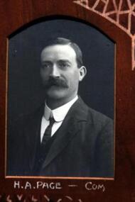 Photo - H.A.Page, Richards & Co Photos, Mr. H.A.Page,Committee Member,Learmonth ANA Branch No 75