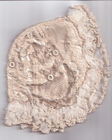 Baby Bonnet, Crochet Baby Bonnet, "Early 20th century"