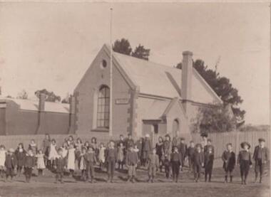 Photo, W, H. Poiner, Waubra State School, 1906, 1906