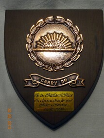 Plaque "Carry On "club, Circa 1992
