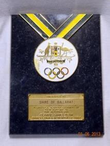Plaque.Olympic Games.1992, Circa 1992